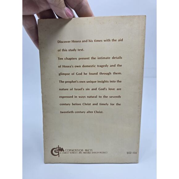 Hosea: Prophet of Reconciliation by Fred M. Wood 1975 Vintage Bible Study - Picture 2 of 4